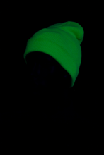 Bonnet vert fluo