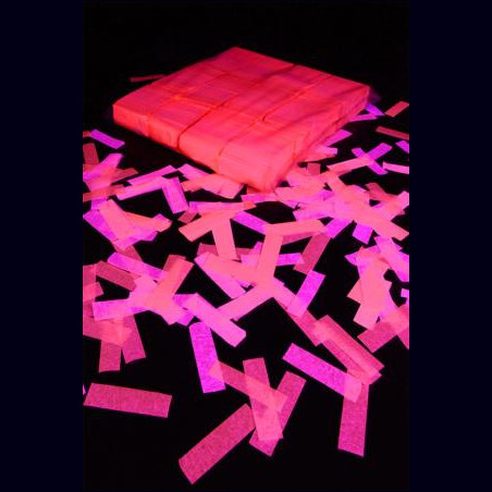 Confetti orange fluo slow fall M1 1 kg