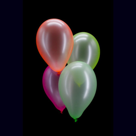 100 ballons fluo multicolore Ø 23cm