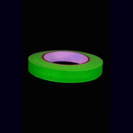 Adhesif Vert fluo 19mm x 25m plastifié 