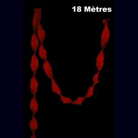 Guirlande fluo corail 18 mètres