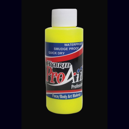 ProAiir HYBRID Jaune Fluo- Fard liquide pour aérographe - 2oz (60 ml) - Waterproof