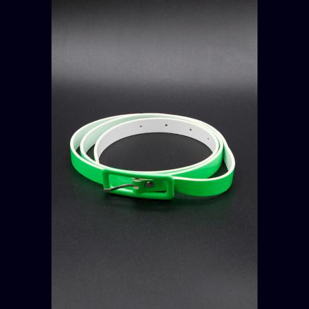 Ceinture fluo verte fine 