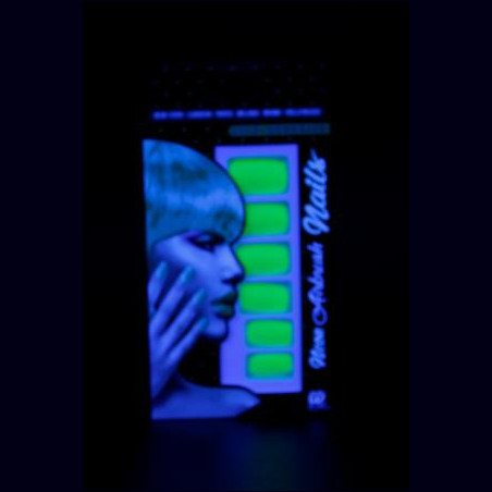 Faux ongles fluo jaune