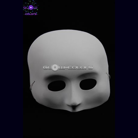Masque à peindre demi visage 