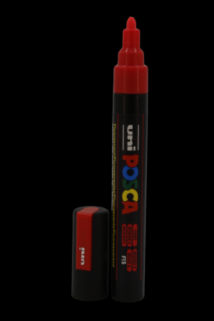 Marqueur POSCA rouge fluo pte moyenne