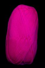 Laine fluorescente rose UV