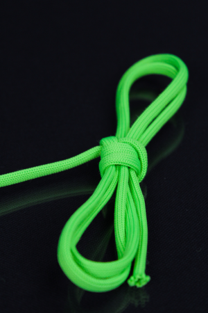 Corde vert fluo 6 mm vendu au mètre