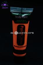 Maquillage phosphorescent orange