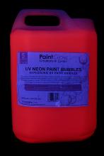 Liquide à bulles "paint party" rose fluo UV