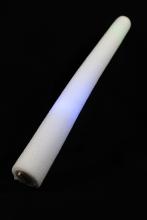Bâton mousse lumineux blanc - 10 pièces 47 cm