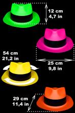  12 chapeaux fluo Al Capone