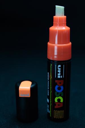 Marqueur POSCA 8 mm UV Orange Fluo