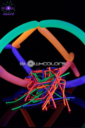 Ballon UV fluorescent à sculpter Assortiment de couleurs