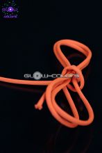 Corde orange fluo 3,5 mm vendu au mètre