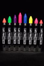  Pack 8 couleurs crayon maquillage fluo UV large