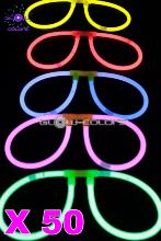 Kit 50 lunettes fluo couleurs assorties