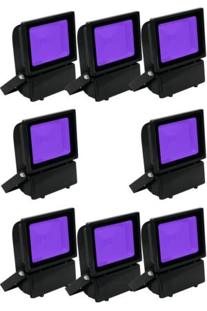 Pack Projecteurs Lumière noire UV LED 1000m2 - Gymnase