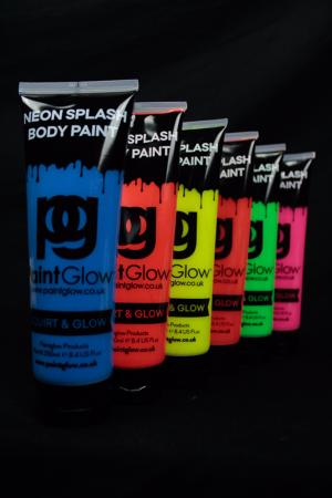 Pack liquide fluo à lancer 250 ml x 4 couleurs UV