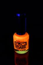 Vernis à ongles orange phosphorescent et fluo