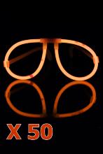 Kit 50 lunettes fluo orange