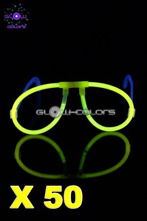 Kit 50 lunettes fluo jaune