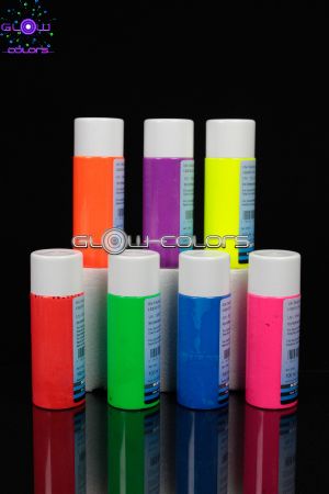 Pack Fard liquide 7 couleurs fluorescente 100 ml