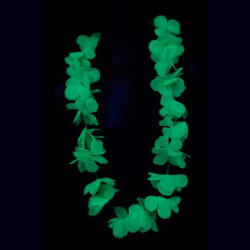 Collier fluo Hawaïen vert