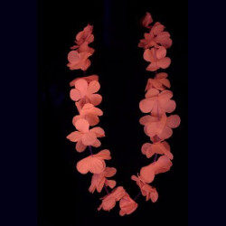 Collier fluo Hawaïen rose