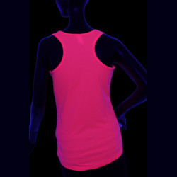 Débardeur sport rose fluo femme