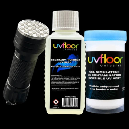 Kit complet formation hygiène des mains et nettoyage invisible UV