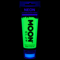 Maquillage fluo UV avec applicateur éponge - 75 ml - Vert