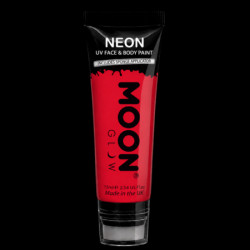 Maquillage fluo UV avec applicateur éponge - 75 ml - Rouge