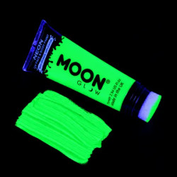 Maquillage fluo UV avec applicateur éponge - 75 ml - Vert