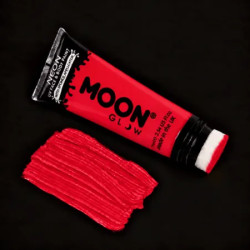 Maquillage fluo UV avec applicateur éponge - 75 ml - Rouge