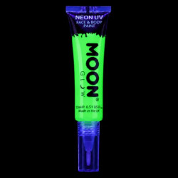 Maquillage Fluo avec Applicateur Pinceau - 15 ml - Vert