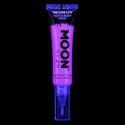Maquillage Fluo avec Applicateur Pinceau - 15 ml - Violet