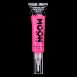 Maquillage Fluo avec Applicateur Pinceau - 15 ml - Rose